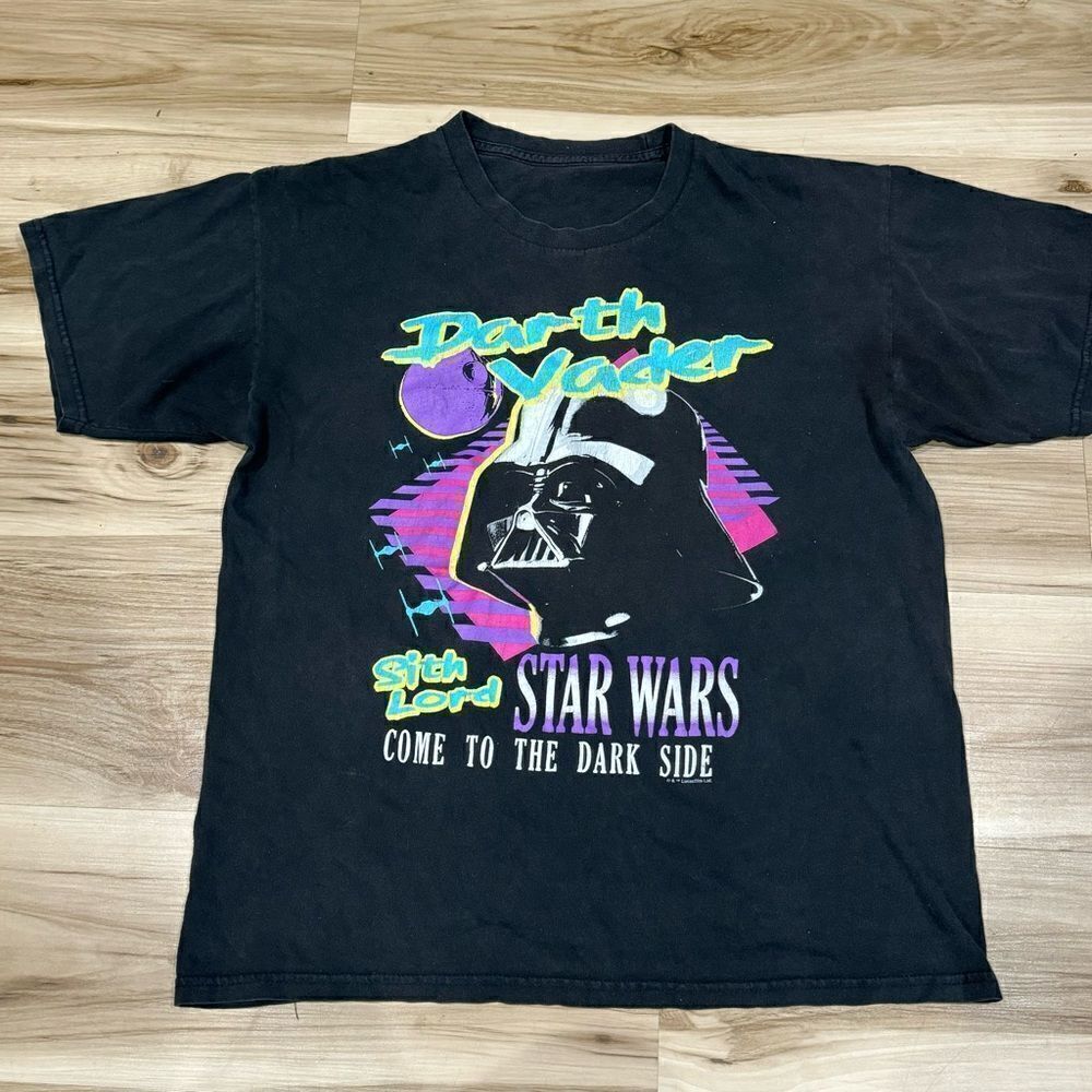Star Wars Darth Vader Graphic Short Sleeve Tee Shirt Men’s Large